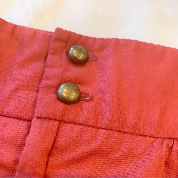 Anthropologie Fei Orange Skirt Size 6 - Picture 5 of 7